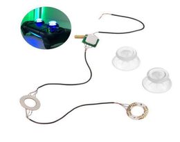 Sticks de pouce lumineux à LED analogique transparent mod Cleot Cap de joystick pour PS4 Xbox One Controller3936532
