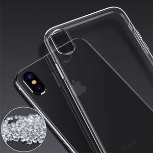 Estuches transparentes adecuados para iphone 13 12 11 Pro Max XR xs iPhone6s 7 8 samsung s20 s22 note10 note9 cubierta protectora de silicona suave para teléfono móvil