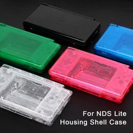 Couleur transparente pour Nintend DS Lite Housing Shelg Shell Case Kit Full Repair Pièces pour Nintendo DS Lite NDS Lite NDSL COUVERTURE COVER