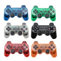 Transparante kleur draadloze gamepad -controller voor PS2 2.4G Vibratie Control voor PS 2 joystick