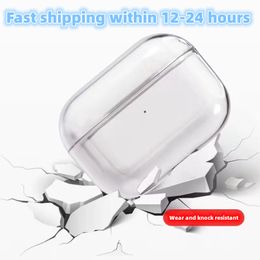 Transparente Abdeckung für Airpods Pro 2 Airpods 3 Kopfhörer Airpod Bluetooth Kopfhörer Zubehör Schutzhülle Apple Wireless Charging Box stoßfeste Hülle