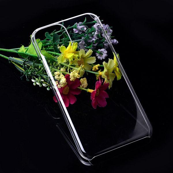 Étuis rigides transparents pour iPhone XR XS 11 12 13 Pro Max Coque en plastique transparent ultra mince étui de protection pour téléphone intelligent Samsung