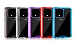 Étuis de téléphone durs en acrylique antichoc en cristal transparent Samsung Galaxy S30 S21 Ultra Note 20 Plus A02 M02 A51 A70E A90 A21S M31S M6398865