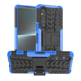 Étuis hybrides pour Sony Xperia 10 IV 5 III 1 II 5V 1V 10V, étui rigide de Protection avec support blindé, housse en Silicone