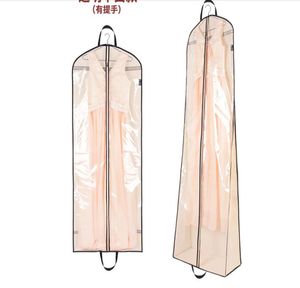 Sac à poussière Transparent pour robes de mariée, sacs de robe de soirée de bal, 1806020 CM, accessoire de mariage, housse de vêtement, rangement de voyage Du9759164