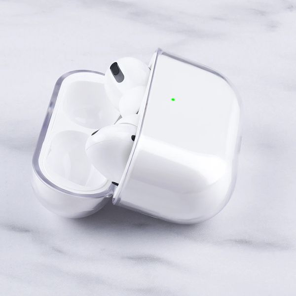 Case de auriculares transparentes para AirPods 3 Pro 2nd Casos USB-C PC Hard PC Clear Cover For AirPods Pro 2 1 3 Bolsas de carga