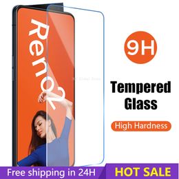 Verre de protection du film transparent pour Oppo Reno 2Z 4 5G Lite 3 2 Ace Sécurité Temperred Protector pour Oppo Find X2 Lite F17 Pro 9H