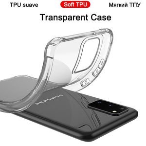 Coque transparente en Silicone pour Samsung Galaxy S24 Ultra, S23, S22, S21, Xcover7, Xcover6, A25, A15, S20 FE, en Gel de Protection souple et transparent