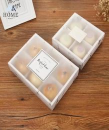 Transparant Frosted Cake Box Gift Wrap Mooncake Cakes Pack Packaging Dessert Macarons Pastry Packaging Boxes FY5557 9024438129