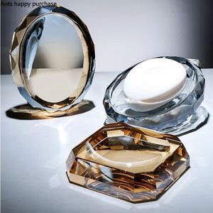 Boîte de savon en verre transparent Savon Crystal Savon Savon Home Acything ACCESSOIRES SOIR BOX SOIGNEUR DE SOIRIT
