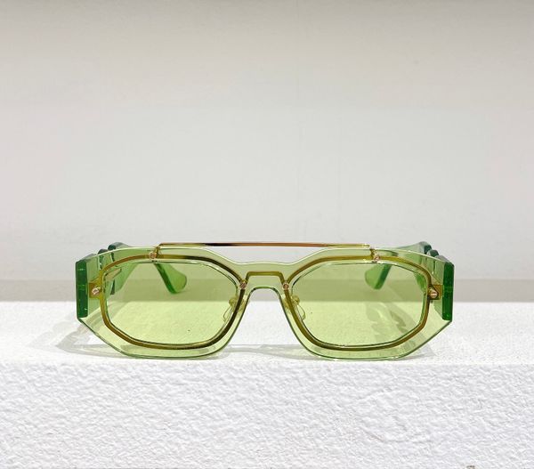 Lunettes de soleil vert transparent 2235 Femmes designer verres hommes Nuances d'été Lunettes de Soleil UV400 Eyewear