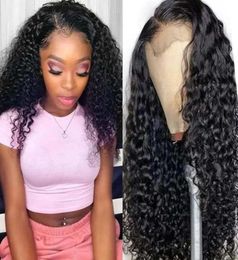 Peluca de encaje de encaje HD transparente Camino delantero Cabello humano Pelucas Full Lace Wigs Pre Sobreed Belled Knots37632101764001