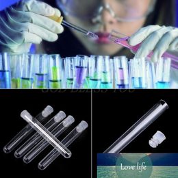 Transparante laboratorium Clear Plastic Reageerbuizen Injectieflacons met Push Caps School Lab Supplies Drop Shipping