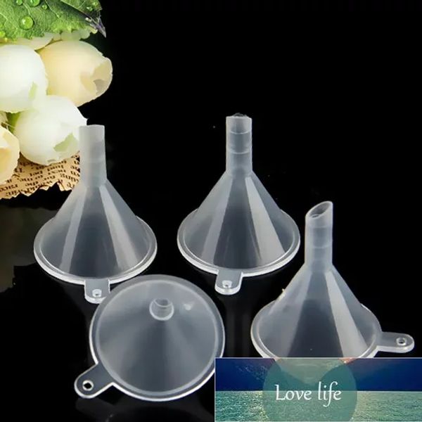 Transparent Mini En Plastique Petits Entonnoirs Parfum Liquide Huile Essentielle Remplissage Bouteille Vide Emballage Cuisine Bar À Manger Outil En Gros