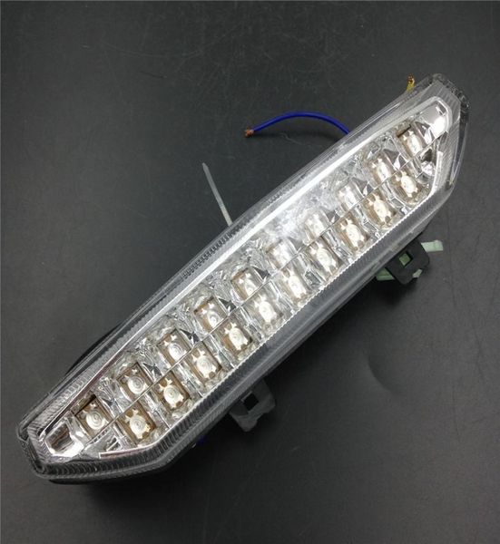 Feu arrière LED transparent pour motos, signal lumineux pour Kawasaki Ninja ZX6R 200720087810378