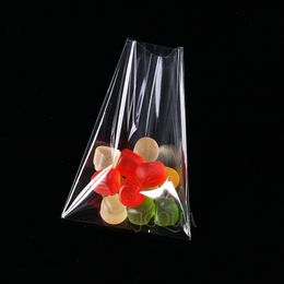 Top ouvert transparent Small Plastic Sacs For Candy Lollipop Cookie Packaging Cellophane Sac de mariage Favor Poly Opp Gift Sac