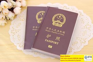 Couvertures de passeport transparentes, porte-cartes d'identité, pochette de protection pour passeport, porte-cartes d'identité, mallette de rangement pour cartes de crédit professionnelles