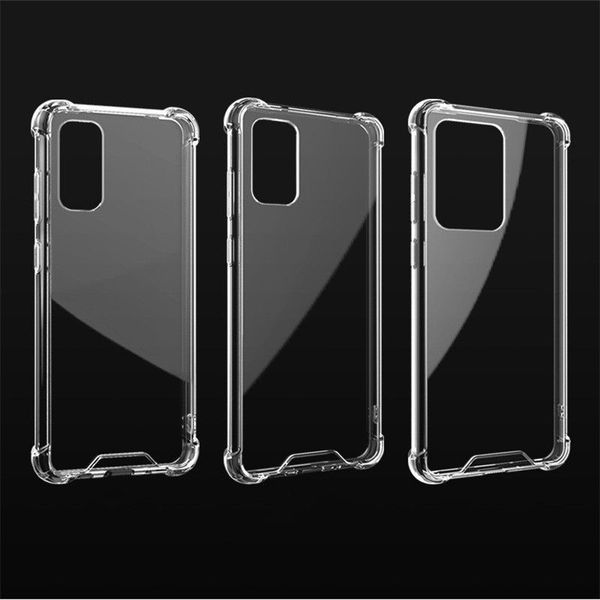 Estuches rígidos transparentes para PC para Iphone XR XS 11 12 13 Pro Max Carcasa de plástico transparente Ultra delgada cubierta de piel delgada para Samsung Smart