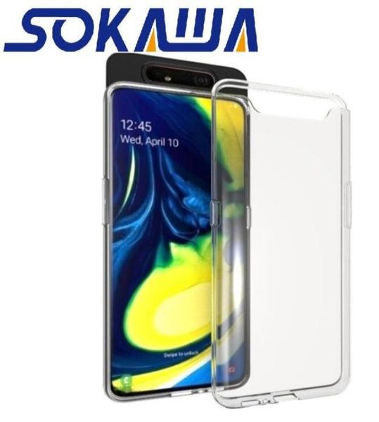 Coque de téléphone transparente pour Samsung Galaxy, compatible modèles A10, A20, A30, A50, A40, A60, A70, A80, M40s, M10, M20, M30s, A20e, peau en Gel souple, silicone, Protec7000950