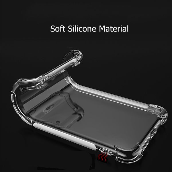 Étuis de téléphone transparents pour Motorola Moto G20 G40 Fusion G60 G30 G10 G50 G100, coque en silicone TPU souple et transparente