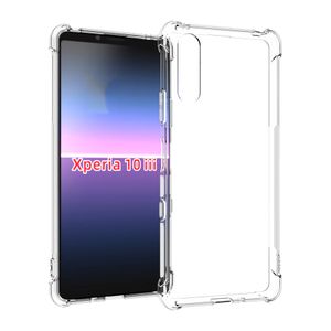 Transparant Voor Sony Xperia 1 IV 5V 10 III 5 IV 10V 1V Case Silicone Soft bescherming Gel Skin Clear Cover