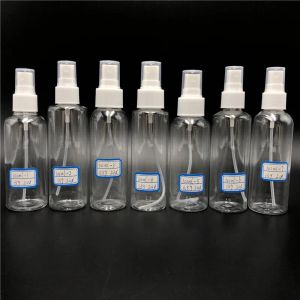 Bouteilles de parfum en plastique transparent 10 ml 20 ml 30 ml 50 ml 60 ml 100 ml Bouteille de pulvérisation de brouillard fin en plastique transparent PET vide pour le nettoyage des huiles essentielles de voyage en gros