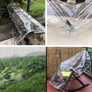 Transparante PVC -tarpauline voor thuisramen, regendichte doek, huisdierhuis, regenbestendige schaduwzeilen, balkon sappige planten cover, 9