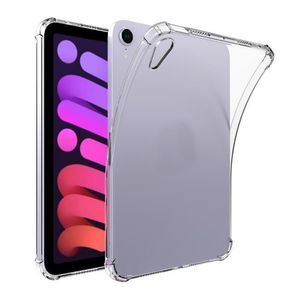 Fundas transparentes antigolpes para mini 1/2/3/4/5/6 10,2 10,5 9,7 11 10,9 10 funda protectora de silicona TPU transparente