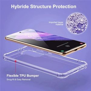 Transparante schokbestendige zaak voor Samsung Galaxy S20 S21 Fe S22 S22 S23 Ultra Plus Case voor S10 S9 S8 Note 8 9 10 Plus 20 Ultra Cover