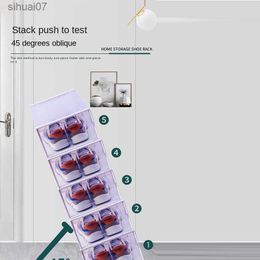 Transparante schoenendoos flip verdikte ademende opvouwbare plastic schoenenopbergdoos huishoudelijk stof- en vochtbestendig opbergorgel L230705