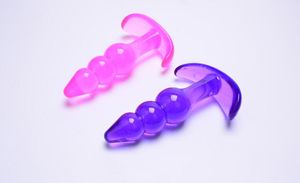 Transparent Silcione Soft Anal Toys Butt Plugs Dildo Sex Toy Produits pour adultes pour femmes et hommes