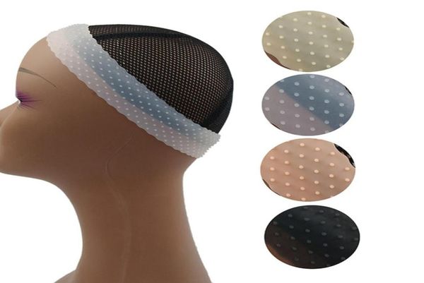 Diademas de silicona transparentes antideslizantes Unisex banda elástica en forma de gota peluca de encaje bandas para el cabello para pelucas deportes Yoga8708298