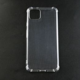 Transparante zachte TPU -telefoonhoesje Duidelijke schokbestendige hoesjes voor Google Pixel 8 7 7A Pro 6A 5A 4 3A XL 3