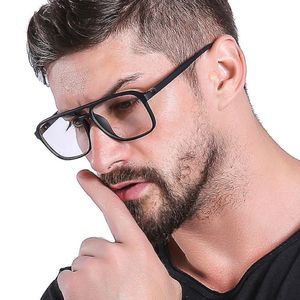 Cadre de spectacle transparent pour les hommes verres de lunettes anti-fatie lunettes d'ordinateur rétro lentille optique myopie unisexe des lunettes de mode 226o