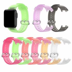 Bracelet Transparent pour Xiaomi Watch Lite Redmi, Bracelet de remplacement en TPU souple, accessoires intelligents