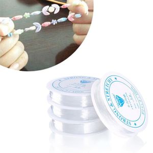 Transparent Extensible Bijoux Élastique Cordon Cristal Ligne Perles Corde Cordon Cordon Fil DIY À La Main BraceletCollier Acces343q