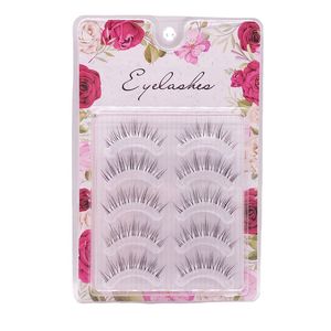 Transparante terrier valse wimpers 5 paren handgemaakte zachte wimpers natuurlijke wispy eyelash extension make-up maquiagem