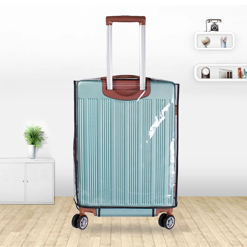 Couvre-bagages de voyage transparent Couvercles de protecteur de bagages imperméables Couvoirs de protection anti-poussière pour le boîtier de valise de 18-30 pouces 2 #