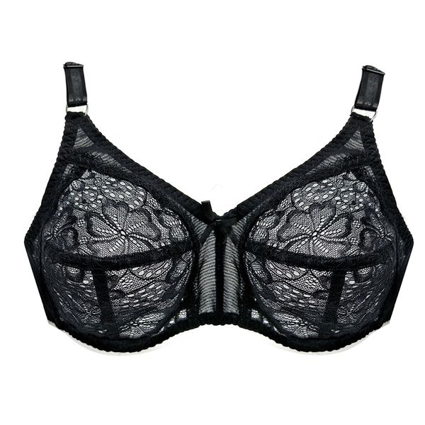 Soutien-gorge transparent ultra-mince sexy sous-vêtements femmes sans fil confort lingerie plus taille d e f g 75 80 85 90 95 100 105 110 201202