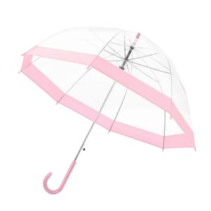 Guarda-chuva transparente Creative Rain Sunny Feminino Meninas Senhoras Novidades Itens Guarda-chuvas de alça longa Guarda-chuvas à prova de chuva 210401