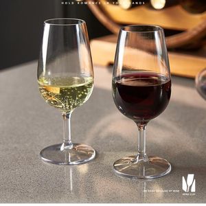 Verre à vin transparent personnalité créative Tritan matériel tasses à vin en plastique gobelet