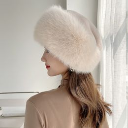 Gorros de cazador HT4003 de piel para mujer, gorro de esquí para nieve cálido, bombardero de imitación para mujer, invierno a prueba de viento para Ushanka ruso 221129