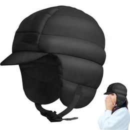 Cappelli da cacciatore leggero e caldo cappello bomber invernale in cotone passamontagna da sci per uomo donna berretto antivento 240108