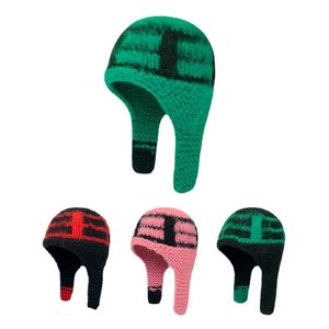 Trapper Hoeden Winter Vrouwelijke Skullies Hoed Vrouwen Handgemaakte Mannen Gebreide Party Gift Herfst Lente Gehaakte Muts Oorklep Cap 231212