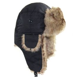 Trapper Hoeden Wintermuts Warm houden Unisex Trooper Oorklep Russisch Skibont Imitatie Modieus 231122