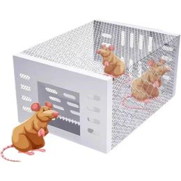 Pièges à cycle continu Piège de souris Rat Rat Cage de capture Cage Killer Automatic Indoor Outdoor Mouse Catching Tool
