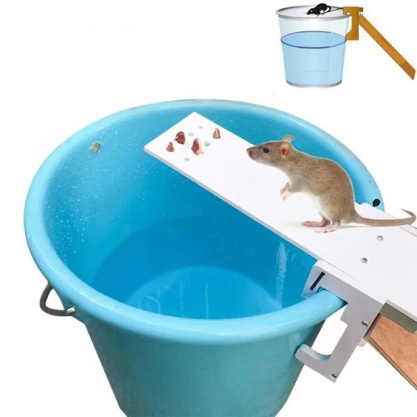 Pièges livraison gratuite DIY Home Garden Controller Contrôleur Rat Piège rapide Kill Kill Kill Kill Seesaw Mouse Catcher Bait Home Rat Trap