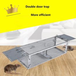 Traps Factory Warehouse Enterprise Factory Mousetrap Twee -deur continue ratafstotende muizenjacht muizen Killer