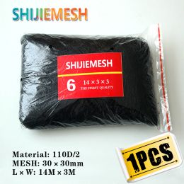 Pièges de haute qualité 14m x 3m 30 mm Polyester 110d / 2 Net Bird Mist Net 1pcs