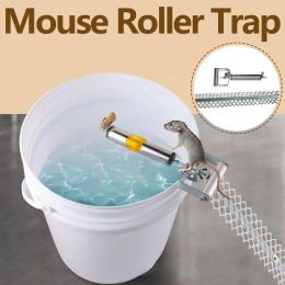 Pièges ménages à rouleaux à rouleaux polyvalents rat attrapant le seau de souris Pièges de souris Mousetrap Creative Rat Trap Reusable